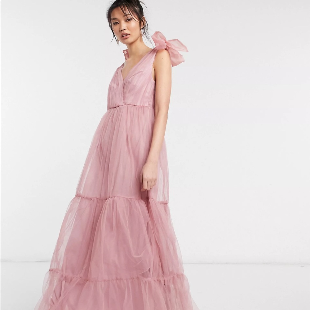ASOS tulle rose dress